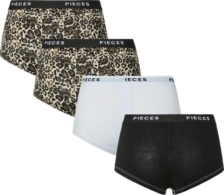 Actual product image Pieces Pclogo Lady 4 Pack Aop/Solid Noos Bc (M, pack of 4)