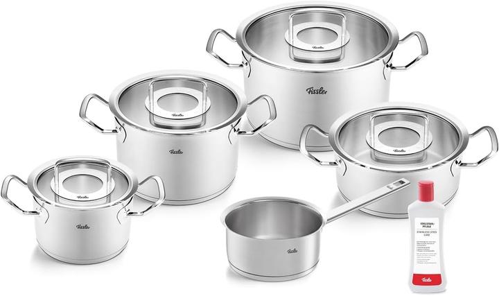 Produktbild Fissler Original-Profi Edelstahl-Kochtopfset (5-teilig) (Pfannenset + Topfset, Edelstahl)