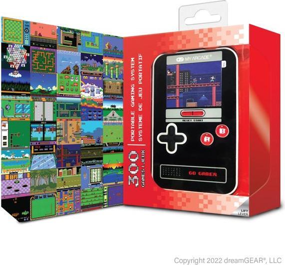 Actual product image MyArcade MY ARCADE, GO GAMER CLASSIC (300 GAMES IN 1), BLACK, GREY, RED