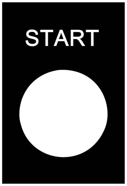 Actual product image Schneider Electric Labelling plate black rectangular START ZB2BY2303