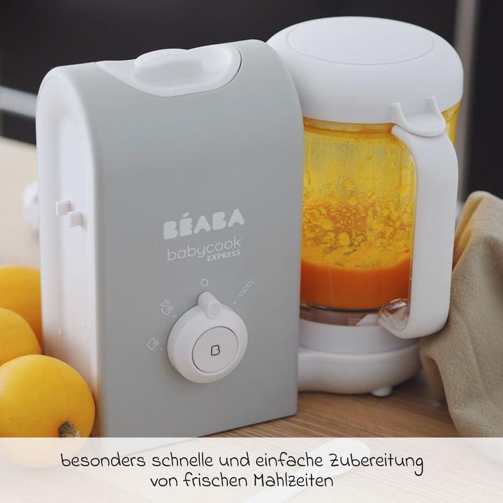 Actual product image Beaba Babycook Express, 4 in 1 baby food maker, fast cooking: less than 15 min, blending
