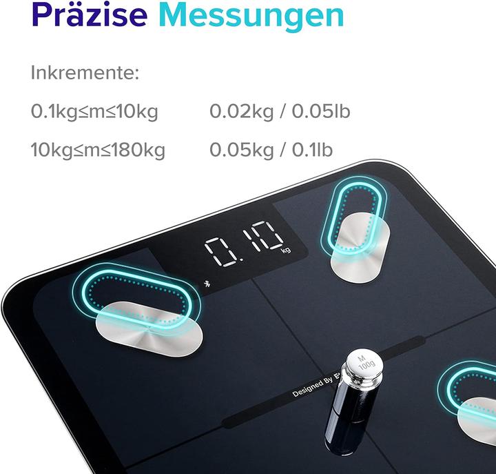 Image du produit Etekcity Analyseur de graisse corporelle (180 kg)