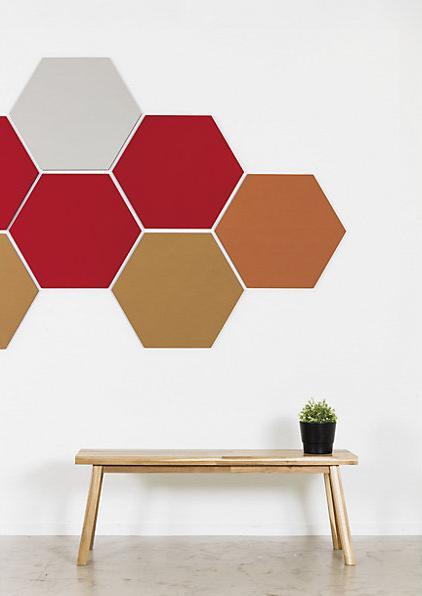 Produktbild Chameleon Design-Pinnwand sechseckig (Pinnwand)