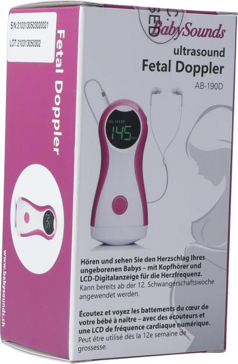 Immagine prodotto Babysounds Doppler fetale con cuffie (Doppler fetale)
