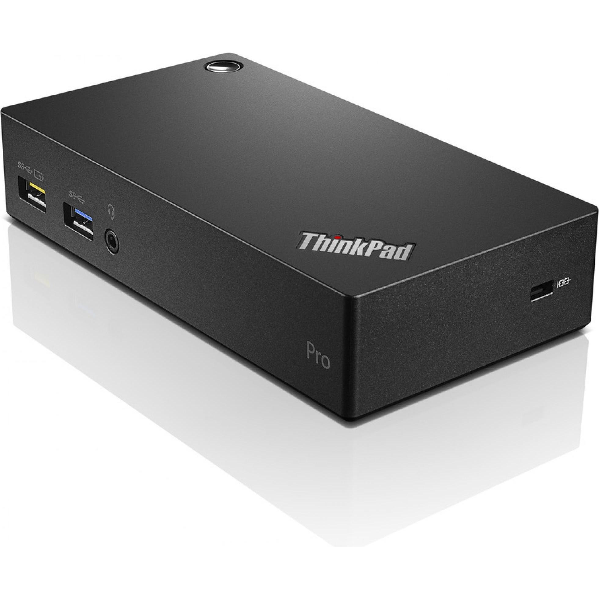 Lenovo ThinkPad USB 3.0 Pro Dock (USB-B, 10 Ports), Dockingstation + USB Hub, Schwarz