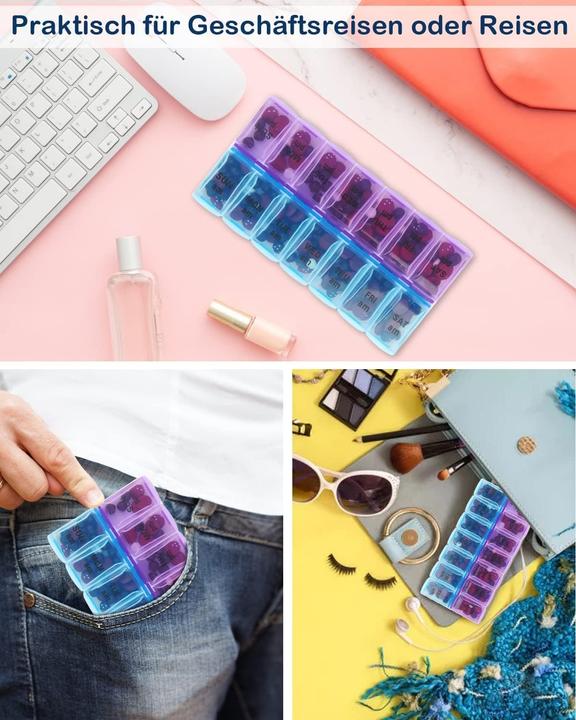 Actual product image Cbx Tablet box 7 days - morning and evening