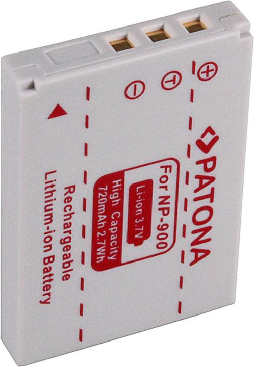 Actual product image Patona Battery f. Konica Dimage E40/E50 D4 DC-E43 NP900 NP-900 (Camera battery)