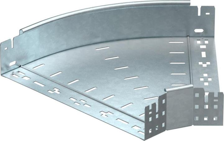 Actual product image OBO Bettermann OBO RBM 45 840 FT Elbow 45Â° with quick connection 85x400, St, FT