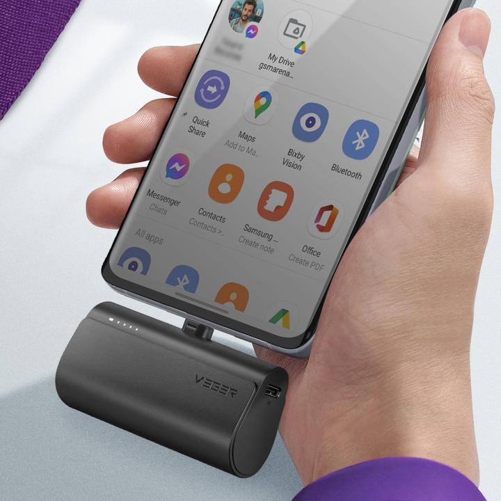 Image du produit Veger PlugOn Powerbank type-C - 5000mAh (5000 mAh, 20 W, 18.50 Wh)