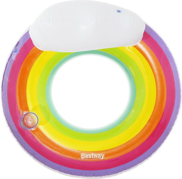 Actual product image Bestway Inflatable swim ring 107 cm Rainbow 43647