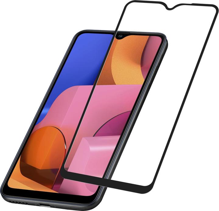 Produktbild Cellularline Screen Protector CAPSULE, Galaxy A20S, Black (1 Stück, Samsung Galaxy A20s)
