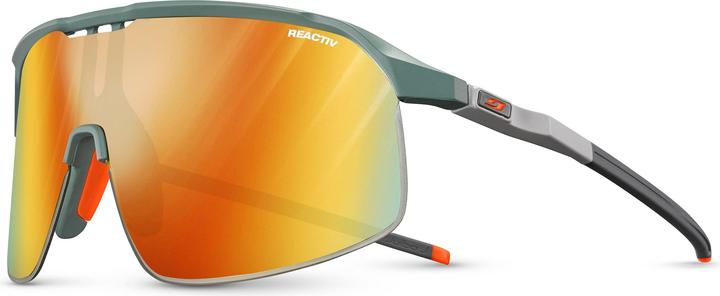 Julbo Density Reactiv S1-3 (Anthracite, matt olivgrün, Reactiv Light Amplifier Rose Gold)