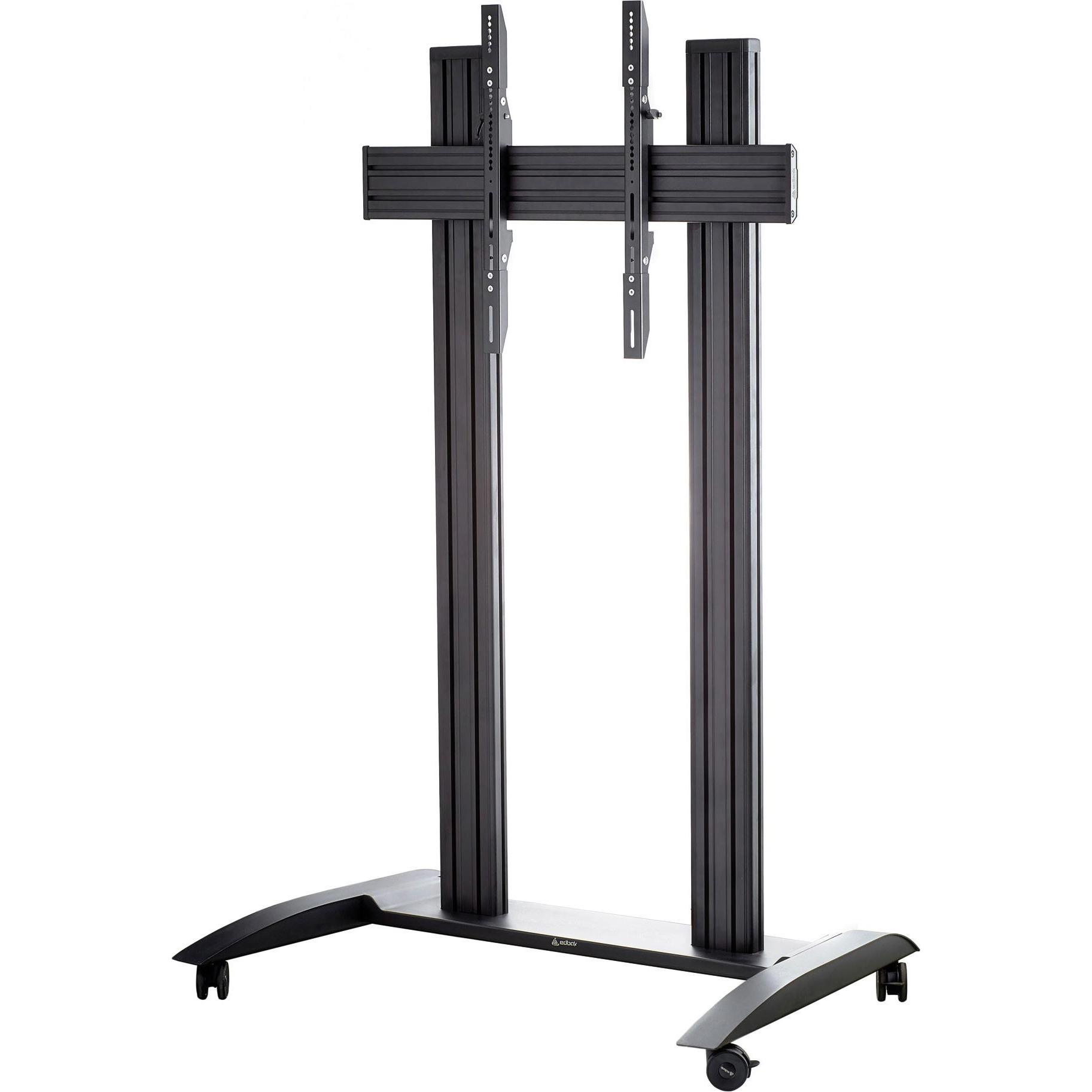 edbak TV-Trolley TRV200 Schwarz (86", 120 kg), TV Ständer, Schwarz