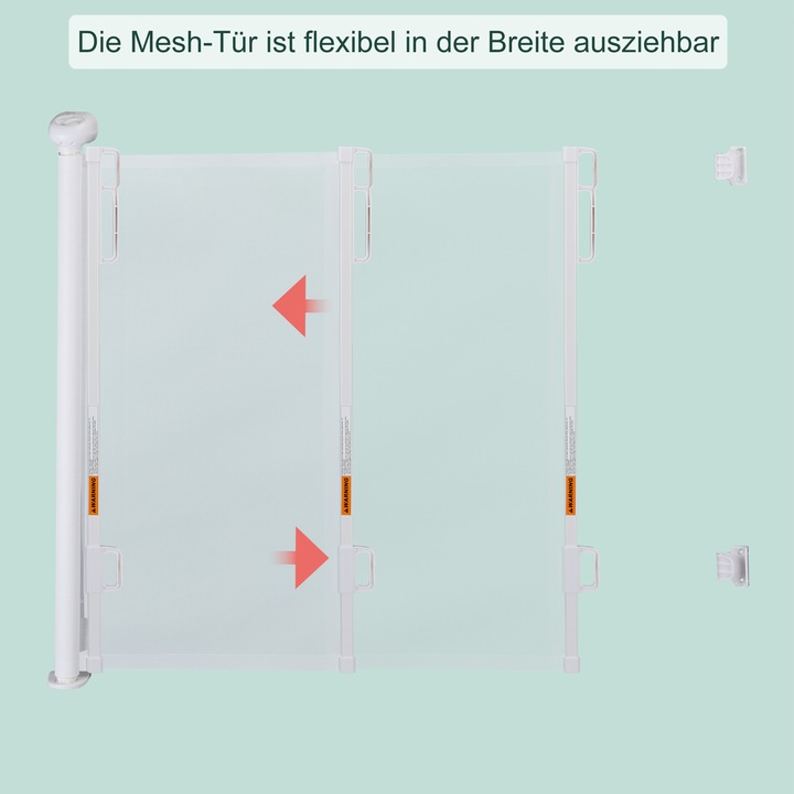 Immagine prodotto Relaxdays Cancello di sicurezza per porte (70 cm)