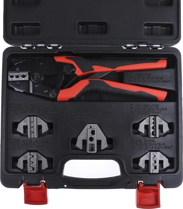 Produktbild RS PRO 10" 7pc Quick Change Ratchet Crimper Kit (310 mm)