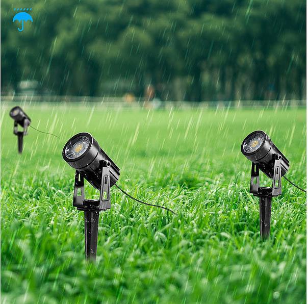 Produktbild Luminea 4er-Set Aluminium-Gartenspots (212.50 lm, IP65)