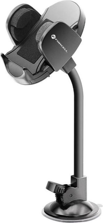 Actual product image Forcell Stylus F-GRIP Oval 17 cm car holder for windshield / dashboard / air vent black