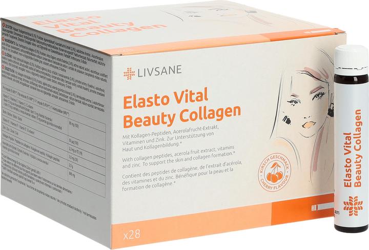 Actual product image Livsane Elasto Vital Beauty Collagen liq (28 Piece, Ampoule, 1167 g)