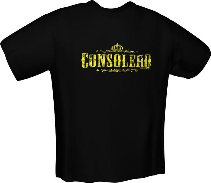GamersWear Sportswear, CONSOLERO T-Shirt, Schwarz (M) (5106-M) (M)