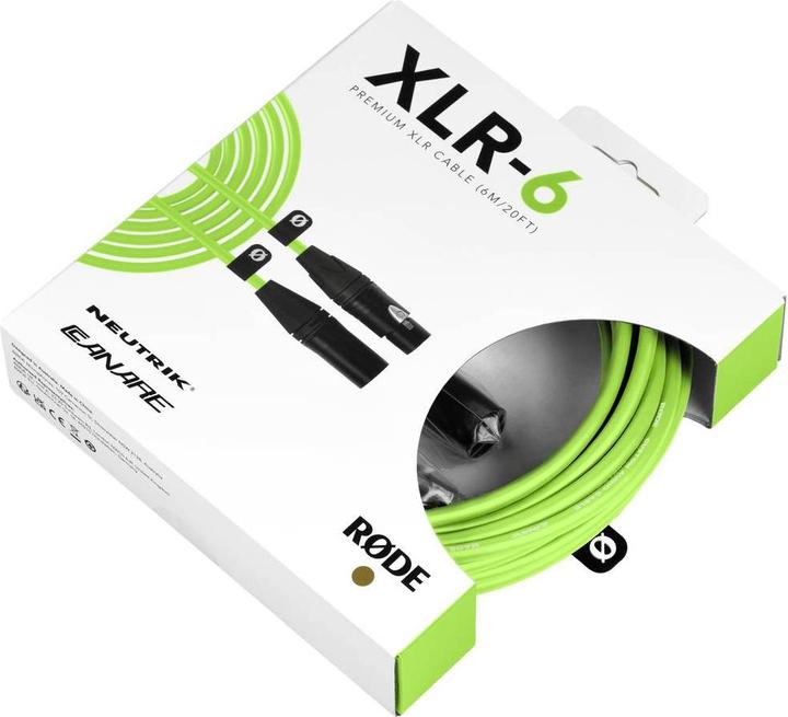 Actual product image RØDE XLR-6 Green (6 m, XLR)