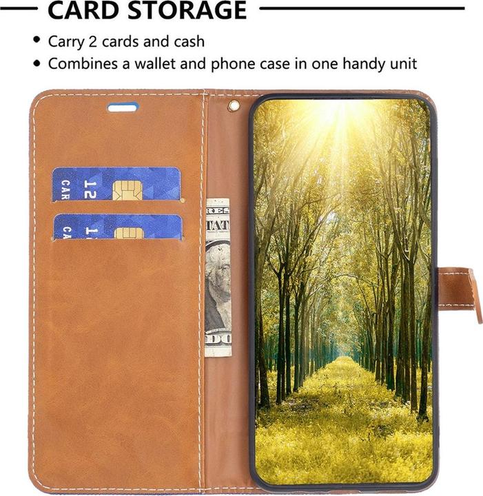 Actual product image König Design Mobile phone case protection for Apple iPhone 15 Pro Max Case Cover Wallet Flap Case (Apple iPhone 15 Pro Max)