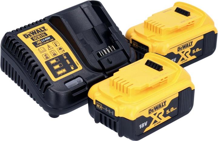 Produktbild DeWalt DCF 850 P2 Akku Schlagschrauber 18 V 205 Nm 1/4" Brushless + 2x Akku 5,0 Ah + LadegerÃ¤t (Ohne externe Stromquelle)