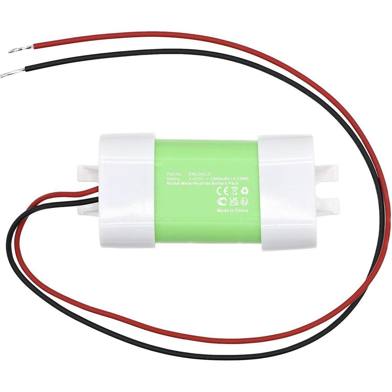 CoreParts Battery for Emergency Lighting (1 Stk., Gerätespezifisch, 1300 mAh), Batterien + Akkus