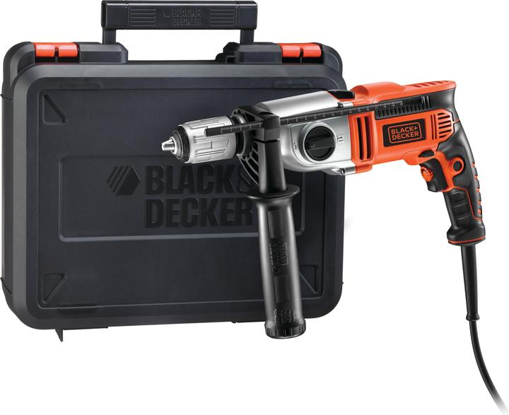 Immagine prodotto Black & Decker Trapano a percussione KR7532K, 750W (Corrente elettrica)
