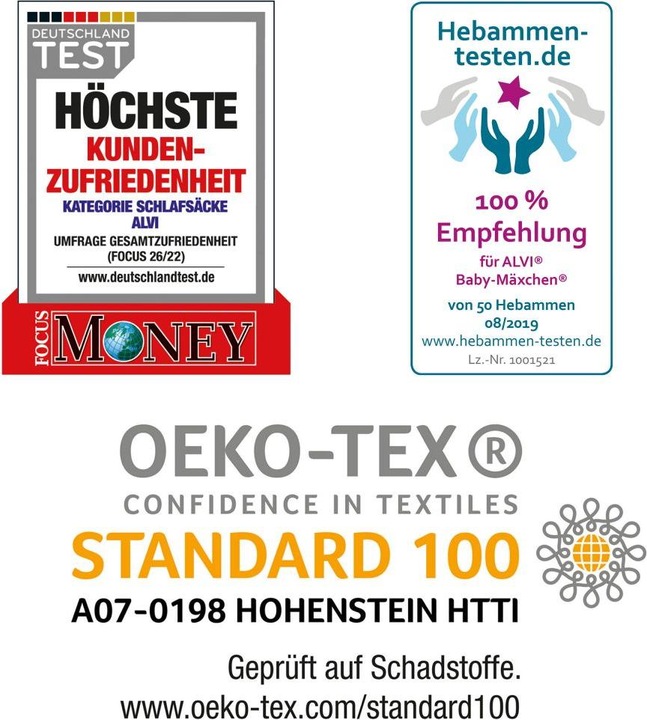 Produktbild Alvi Schlafsäcke Baby-Mäxchen 3-tlg. Jersey - Sternenhimmel -