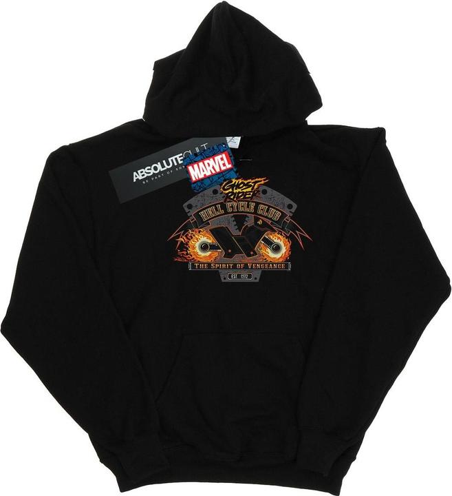 Image du produit - Sweat à capuche GHOST RIDER HELL CYCLE CLUB - Homme (4XL)