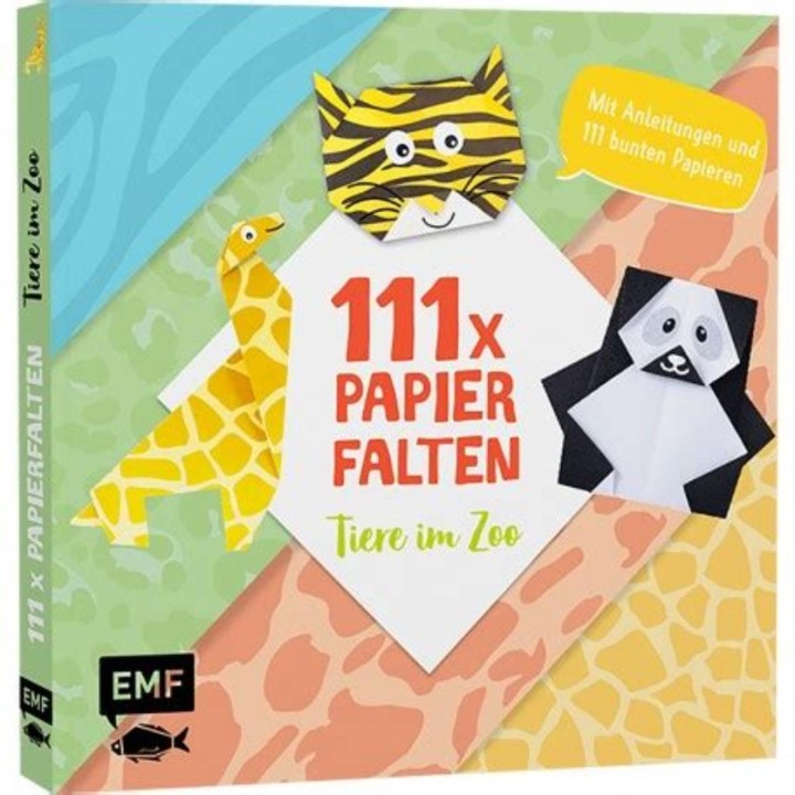 Produktbild 111 x Papierfalten – Tiere im Zoo