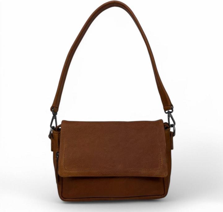 Immagine prodotto DSTRCT Medium Schoudertas Leer - Preston Park - Cognac