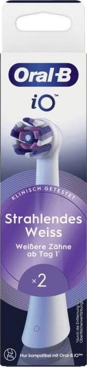 Actual product image Oral-B iO Strahlendes Weiss, Original Aufsteckbürsten (2 x)