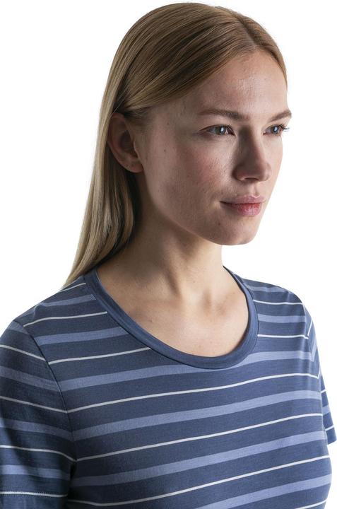 Actual product image Icebreaker Women Merino Wave SS Tee Stripe (M)