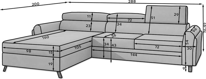Produktbild ELTAP Mariall (4-Sitzer, Ecksofa)