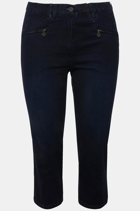 Actual product image Ulla Popken Cropped Stretch-Blend MONY Jeans (62)