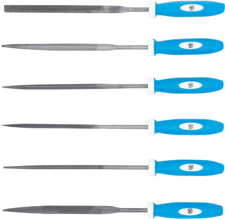 Produktbild BGS Nadelfeilen-Satz 140 mm 6-tlg. (Hieb 3, 140 mm)