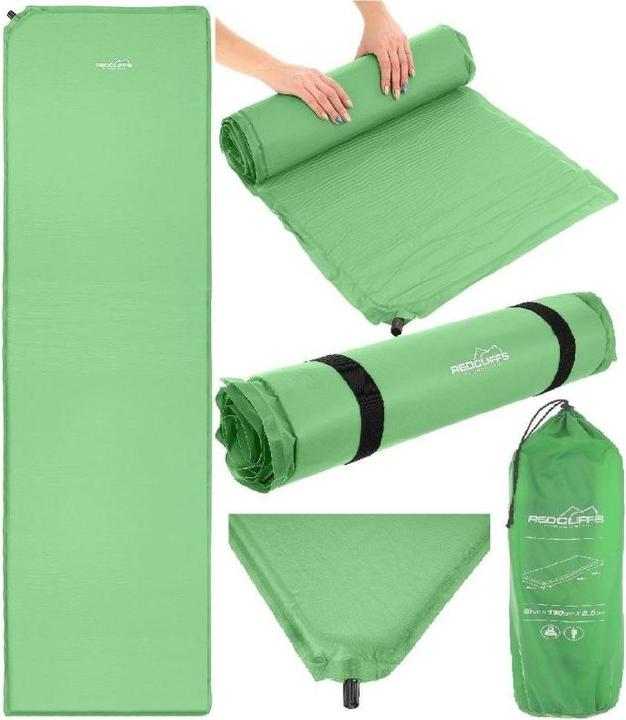 Redcliffs Self-inflating tourist mat 180x50x2.5 cm green