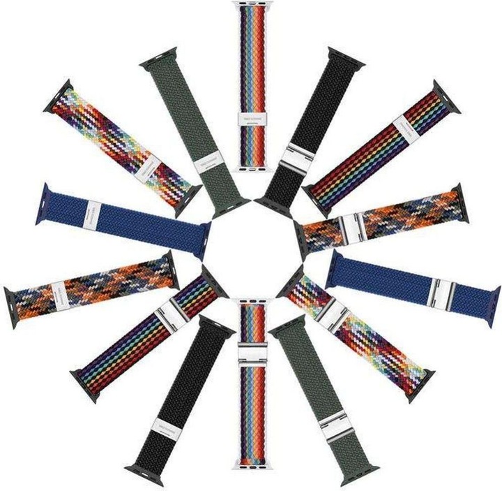 Actual product image Dux Ducis Mixture Pro Armband (38 mm, 40 mm, 41 mm, Nylon, Apple Watch Series 2, Apple Watch Series 1, Apple Watch Series 3, Apple Watch Series 4, Apple Watch Series 5, Apple Watch Series 6, Apple Watch Series 7, Apple Watch Series 8, Apple Watch Series 9, Apple Watch SE)