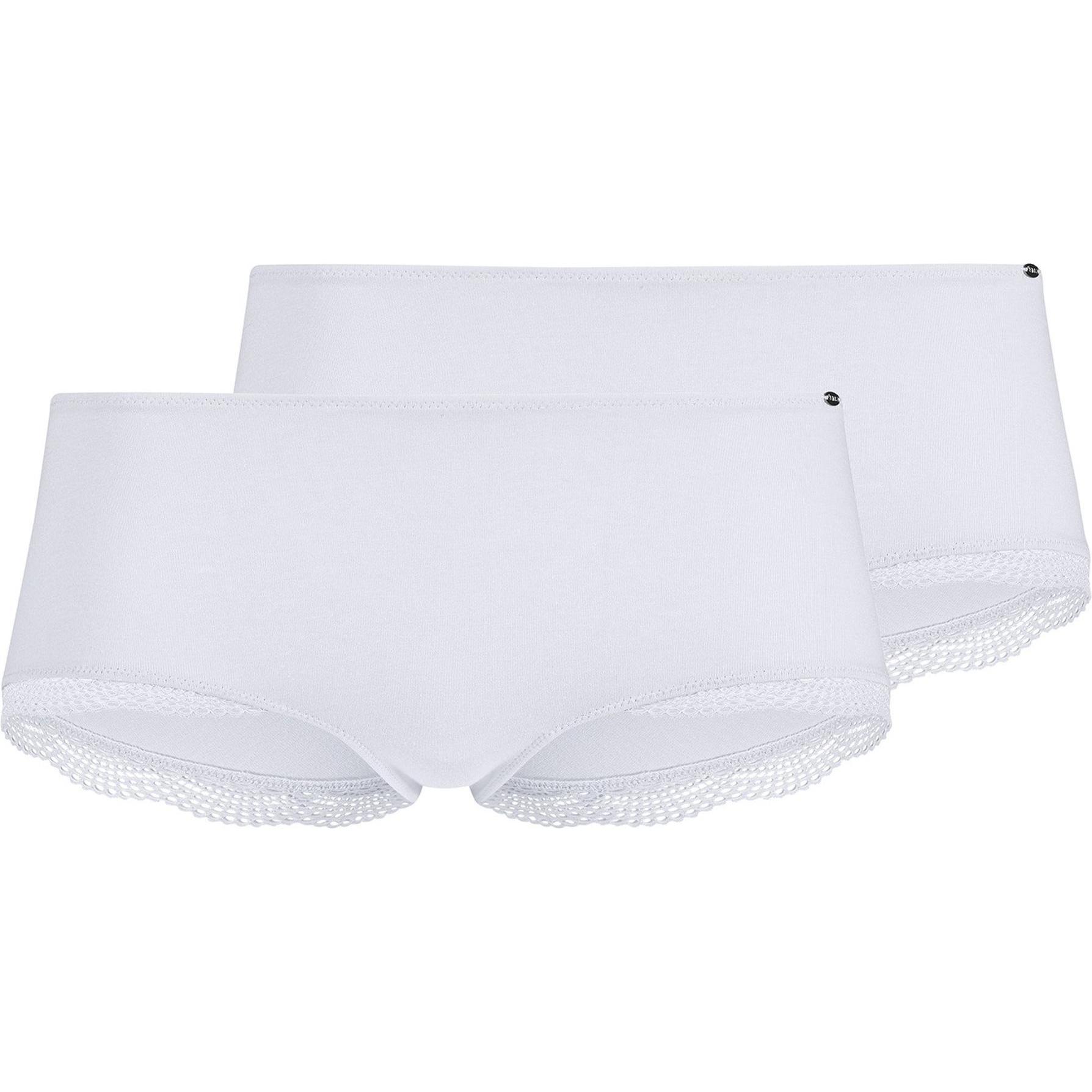 Skiny, Damen, Unterhosen, Classic Cotton, Weiss, (XXL, 2er Pack)