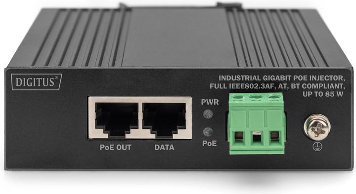 Produktbild Digitus PoE Injektor 1-Port 85W IEEE802.3af, at, bt (802.3af (PoE), 802.3bt (PoE++), 802.3at (PoE+), 85 W)