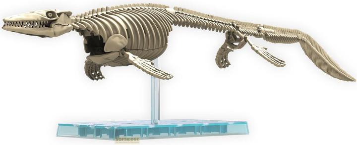 Actual product image Bandai PLANNOSAURUS - Mosasaurus - Model Kit
