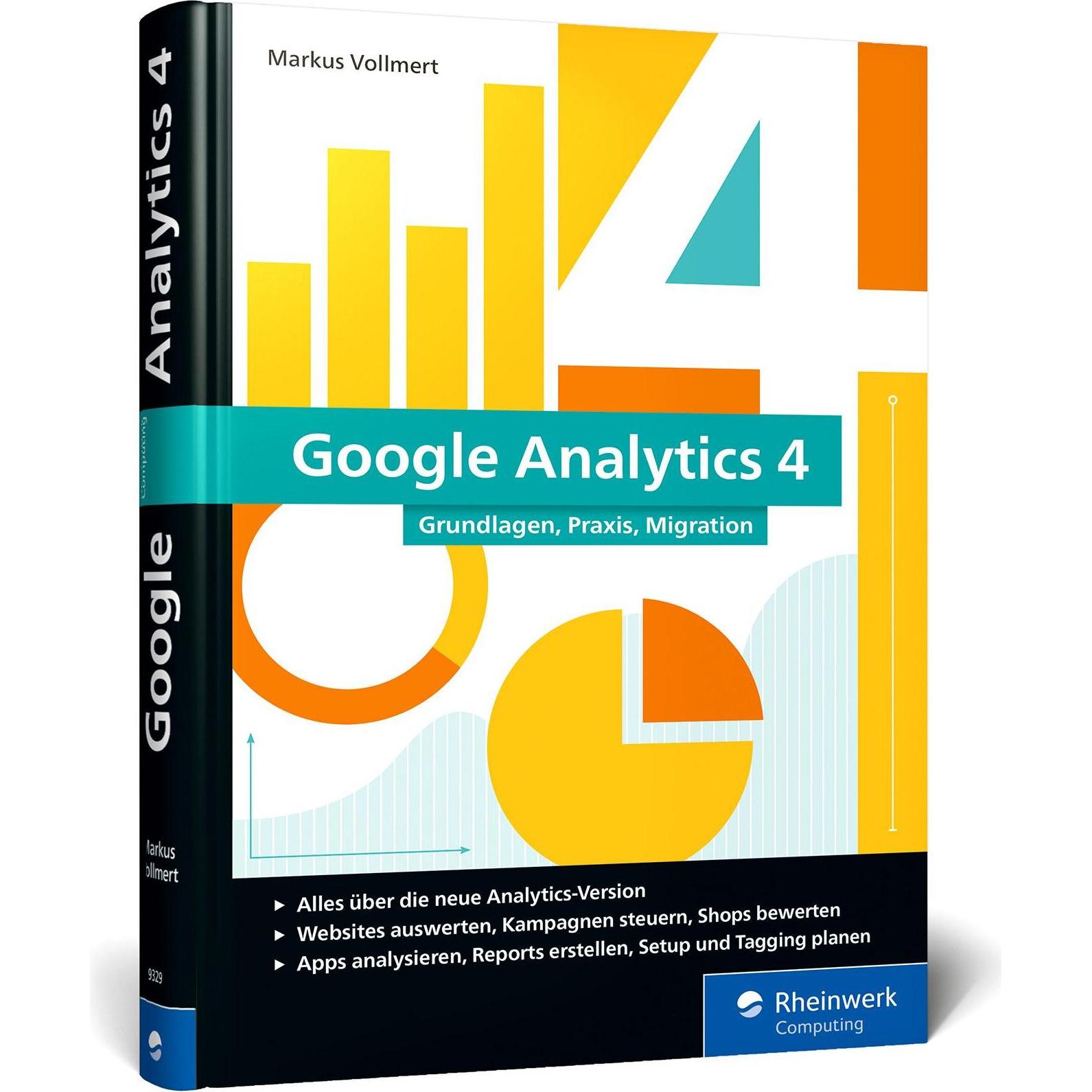 Thumbnail - Google Analytics 4, Fachbücher von Markus Vollmert