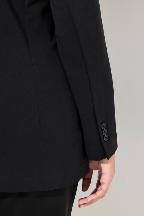 Immagine prodotto Ulla Popken Blazer di comodo jersey elasticizzato con taglio svasato e revers (54, 56)