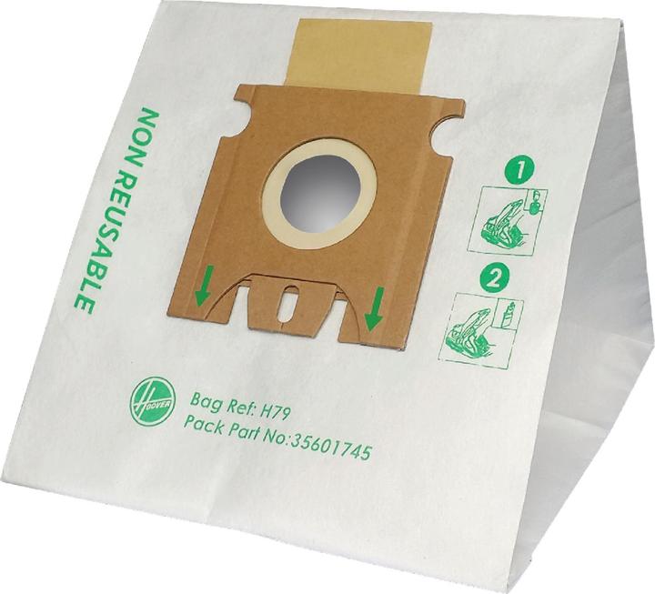 Produktbild Candy Hoover H79 - Støvsugerposer Papirs Spaceexp (5 x)