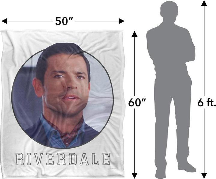 Produktbild Riverdale Decke Charakterkopf (152 x 127 cm)