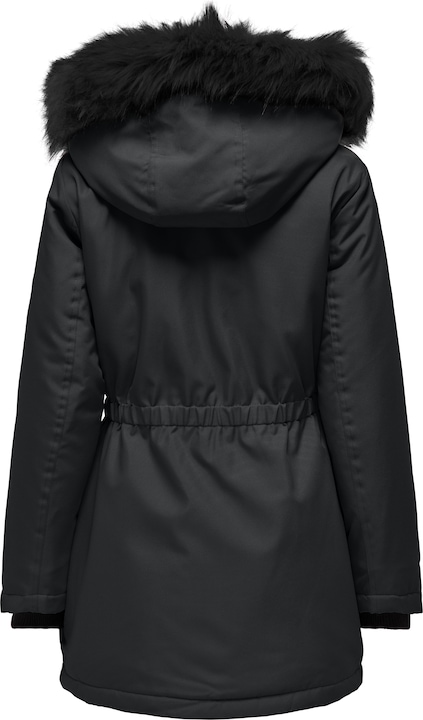 Image du produit Only Capuche avec bord en fausse fourrure amovible Poignets côtelés Parka Longue parka (XS)