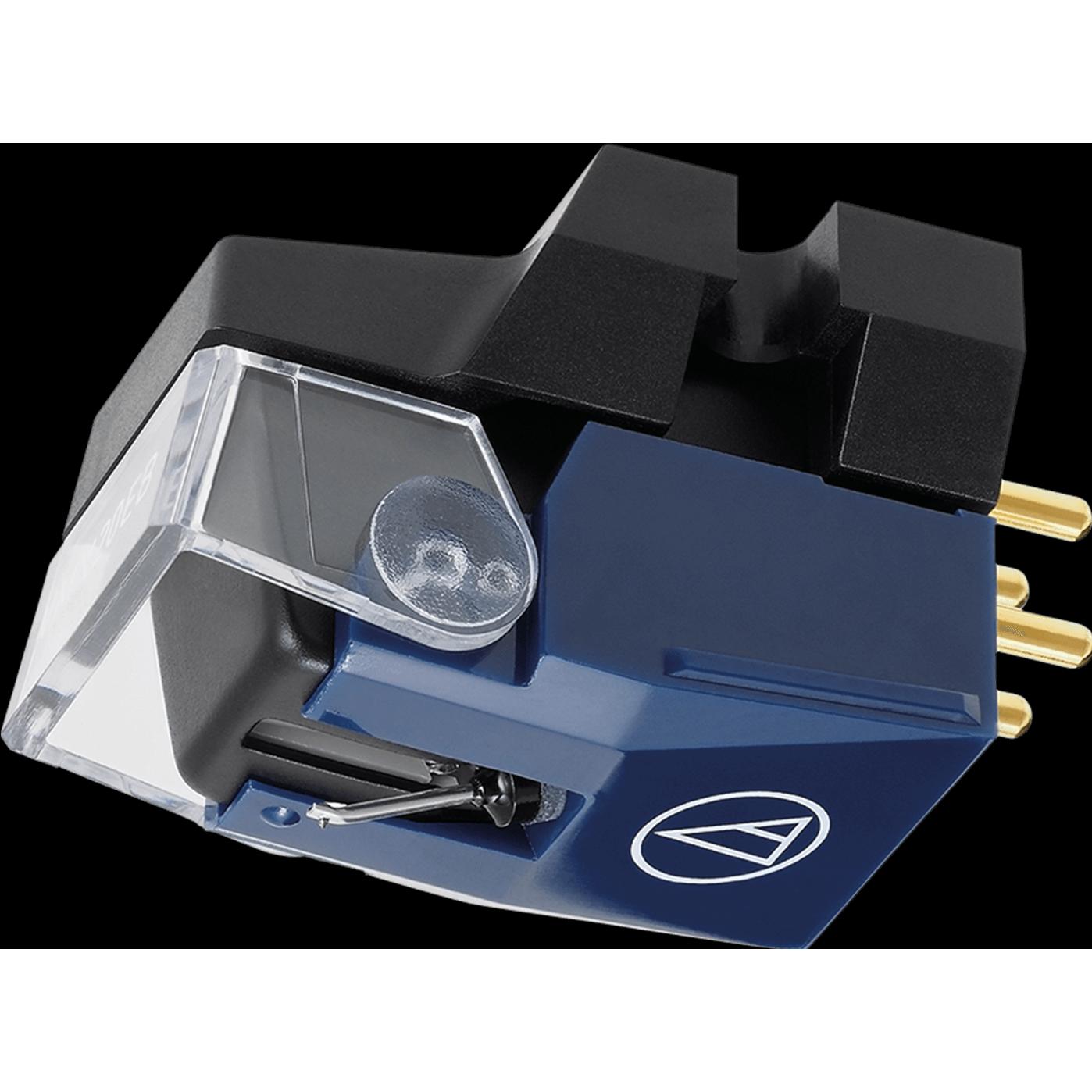 Audio-Technica VM520EB (Tonabnehmer), Plattenspieler Zubehör, Blau, Schwarz