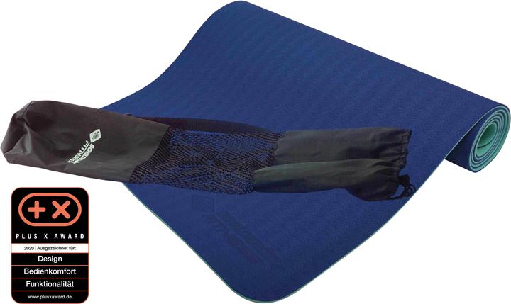 Actual product image Schildkröt Fitness mat navy mint 180 x 60 x 0.4 cm (4 mm)