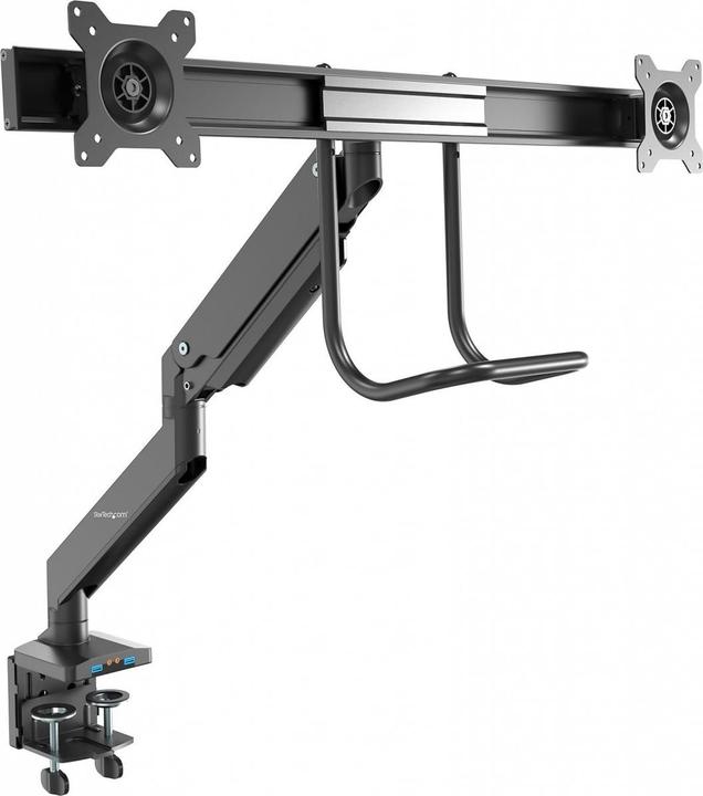 Actual product image StarTech ARMSLIMDUAL2USB3 Monitor mount (dual monitor, synchronized height adju (Table, 32", 16 kg)